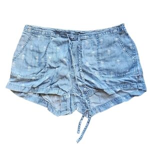 Rails Pineapple Front Tie Short Shorts Sz M